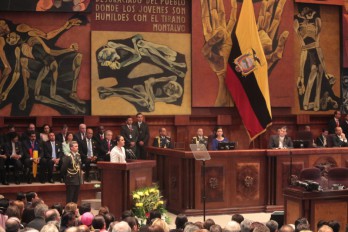 Rafael Correa Se Juramenta