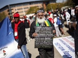 Protesta En Sudafrica