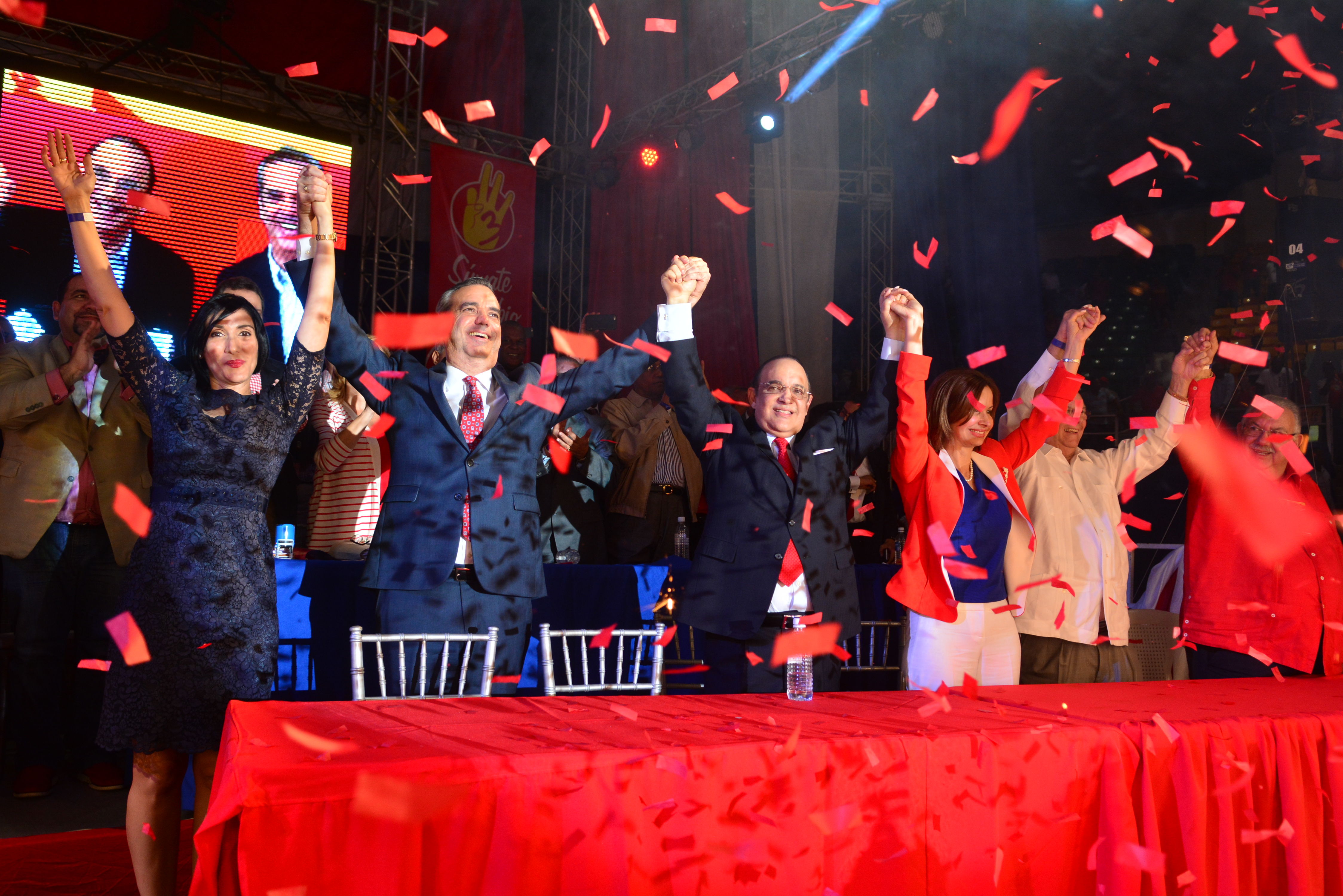 FOTO SANTIAGO. Acto De Proclamacion De Luis Abinader Como Candidato Presidencial Del PRSC