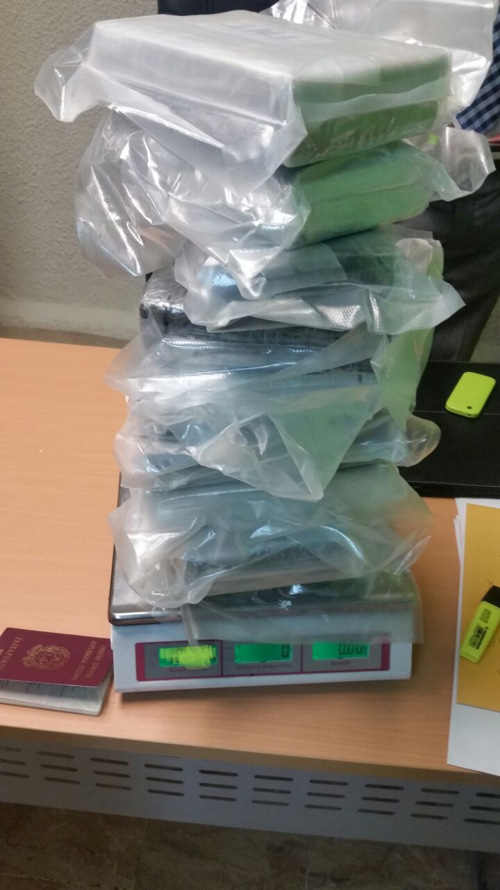 Paquetes De Drogas Incautado Por DNCD