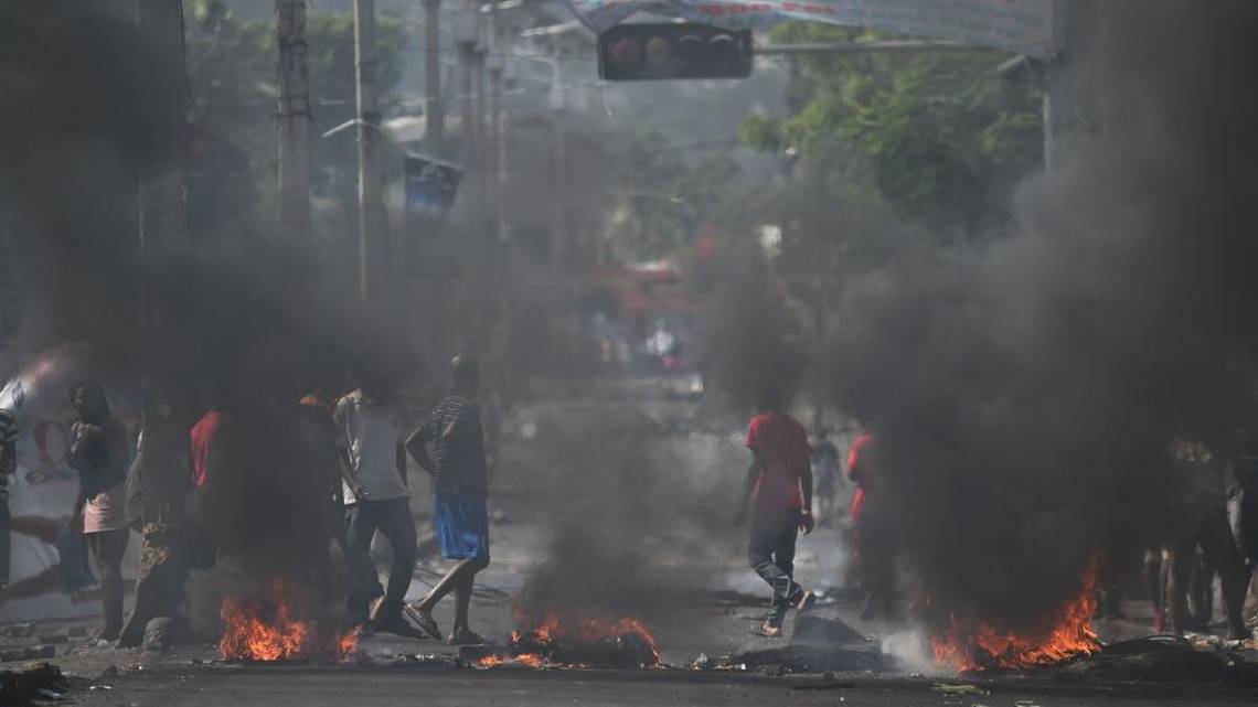 PROTESTA EN HAITI