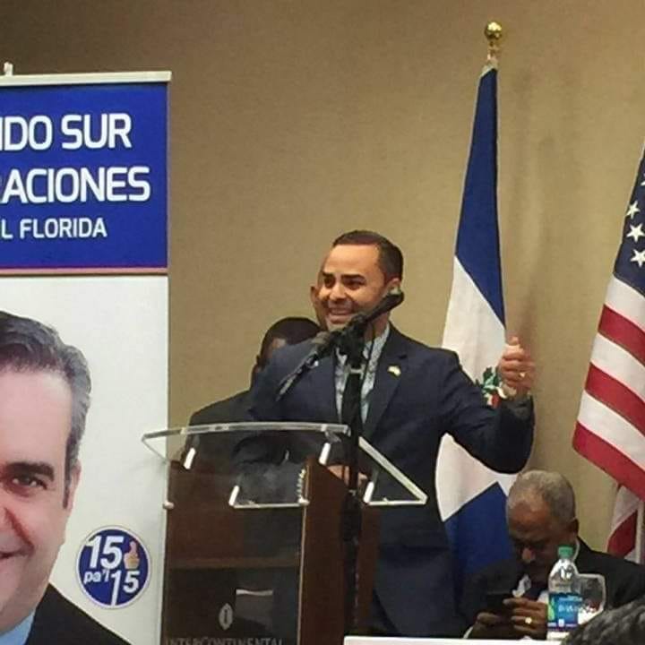 Foto Kelvin Acosta Subsecretario General Del PRM En El Sur De La Florida.