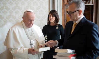 Victor Grimaldi Con El Papa Francisco.