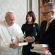 Victor Grimaldi Con El Papa Francisco.