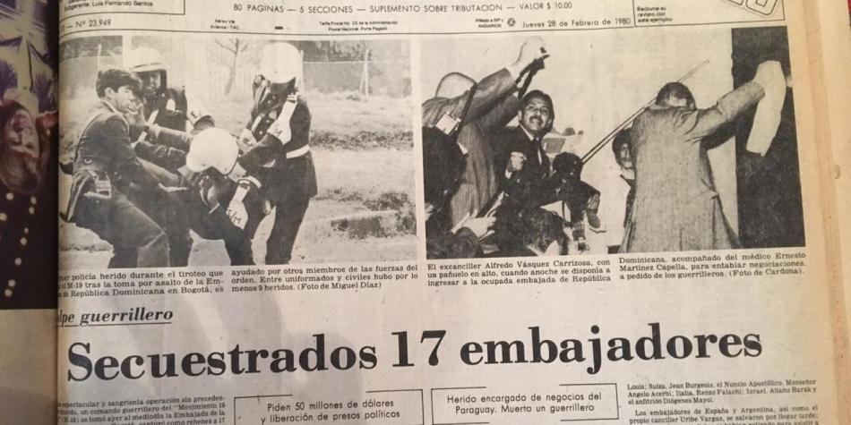SECUESTRO DE EMBAJADORES EN EMBAJADA DOMINICANA