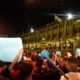 Protesta En Plaza De La Bandera