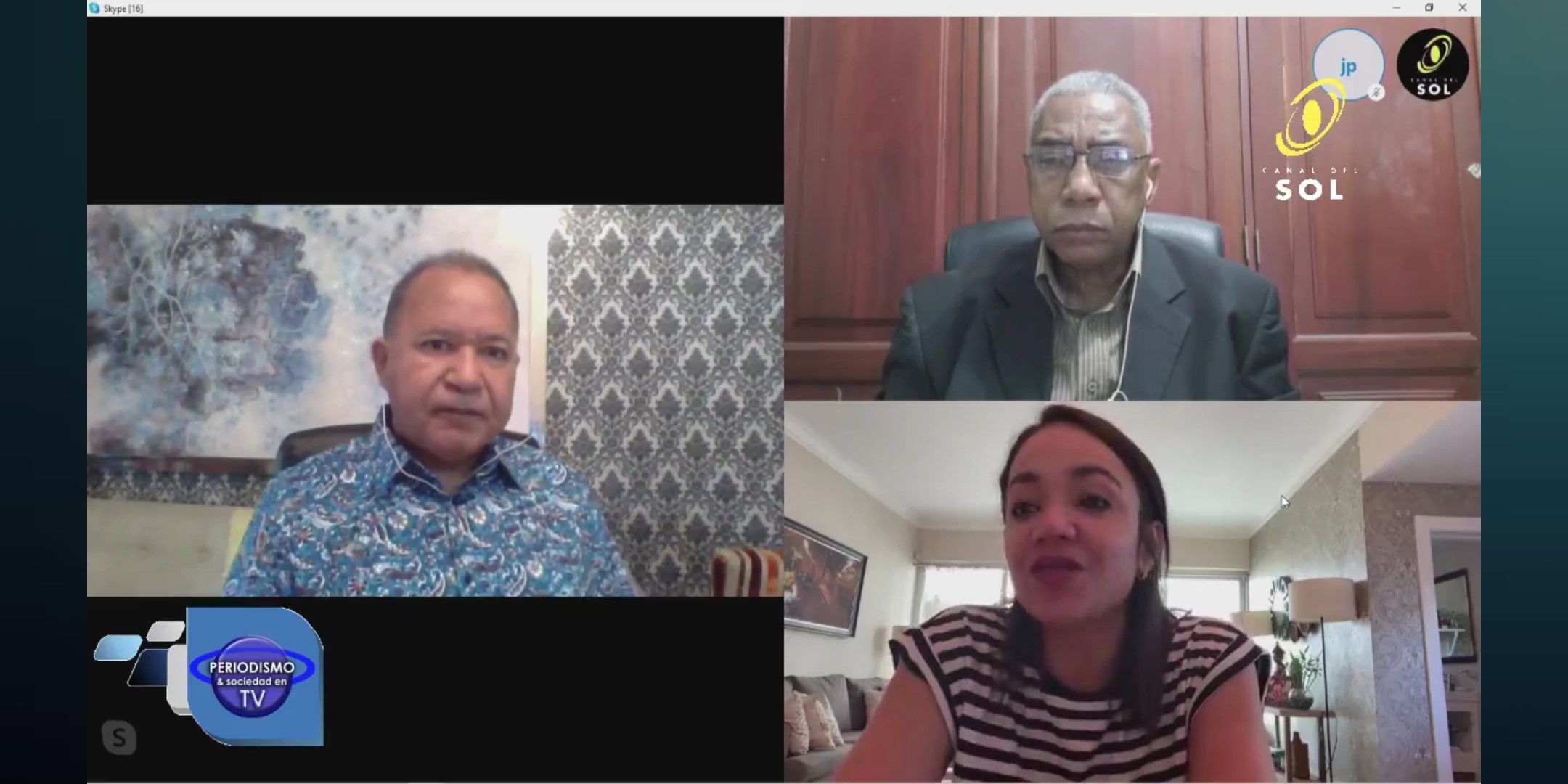 Faride Con Andres Matos Y Gregory Caimares