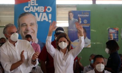EN PP LA CANDIDATA VICEPRESIDENCIAL PRM JUNTO A LUIS MIGUEL DECAMPS PRSD