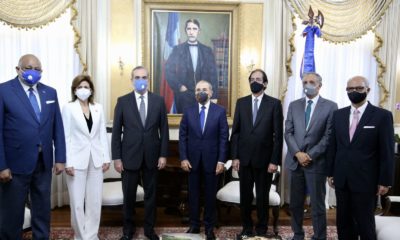 Presidente Medina Recibe A Luis Abinader
