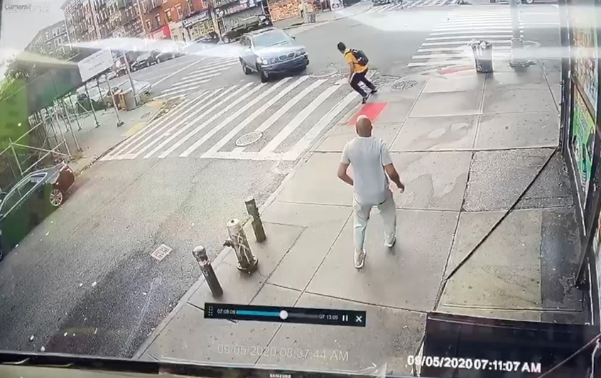 Video Muestra Brutal Choque De Carro A Dominicano En Alto Manhattan