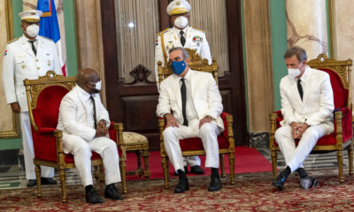 Embajador Smith Junto Al Presidente Abinader Y El Canciller Roberto Alvarez
