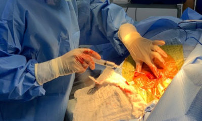 Foto La Doctora Mejia Lopez Iniciando El Procedimiento