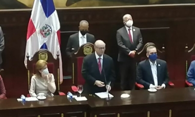 EL EXPRESIDENTE HM HABLA EN SU RECONOCIMIENTO EN EL SENADO