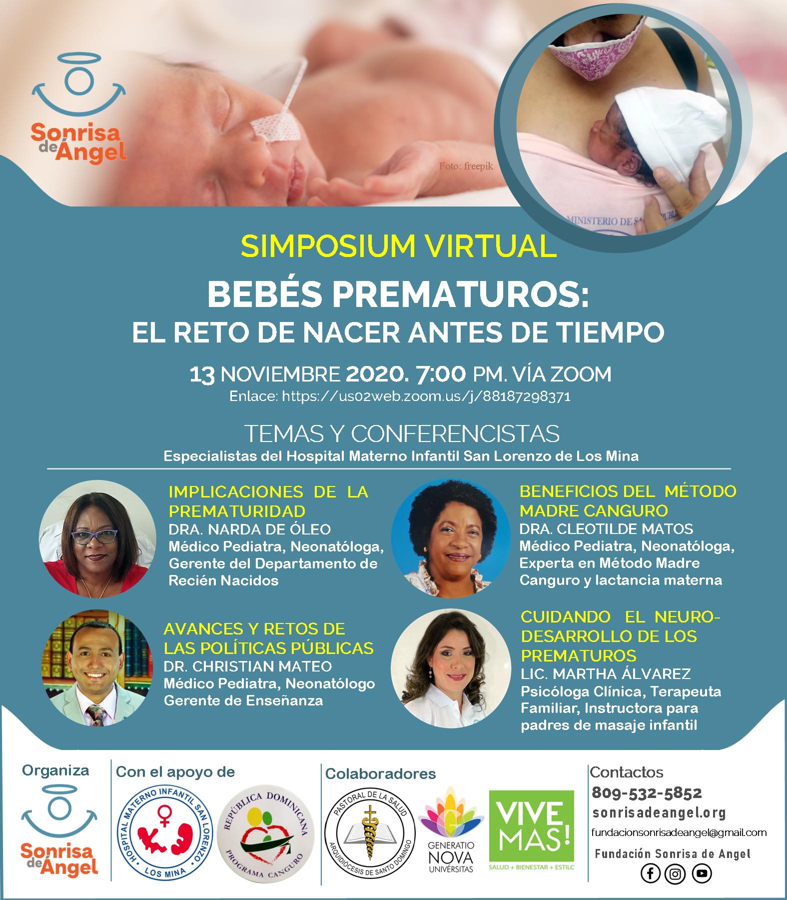 SIMPOSIO BEBES PREMATUROS 13 NOV 2020 SONRISA DE ANGEL