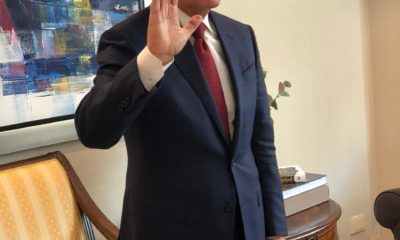 Foto El Expresidente Danilo Medina Se Jjuramenta En El PARLACEN