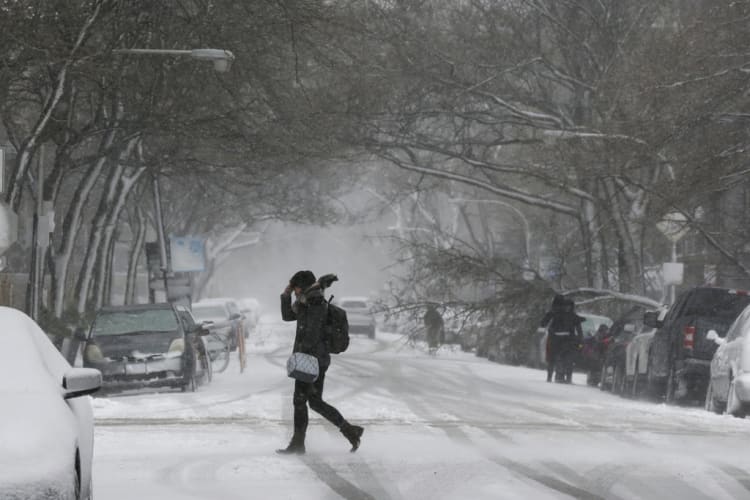 Intensa Nevada En Nueva Inglaterra Impactaria A NY Y NJ Este Lunes