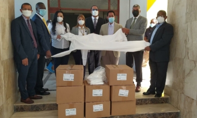 Foto SAN FRANCISCO DE MACORIS. Diputados Del PARLACEN Entregan El Donativo Al Hospital San Vicente De Paul De Esta Ciudad