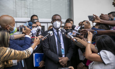 El Procurador Adjunto Wilson Camacho Mientras Ofrece Declaraciones A La Prensa