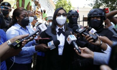 La Fiscal Fatima Sanchez Mientras Ofrece Declaraciones A La Prensa
