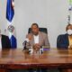 Foto El Director De Pro Consumidor Eddy Alcantara Junto Al Presidente De CONATR Antonio Marte Y Luis Rosado.