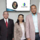El Director Ejecutivo De Pro Consumidor Eddy Alcantara Junto A La Subdirectora Administrativa Maria Teresa Paulino Y El Presidente Del Instituto Duartiano Wilson Gomez.