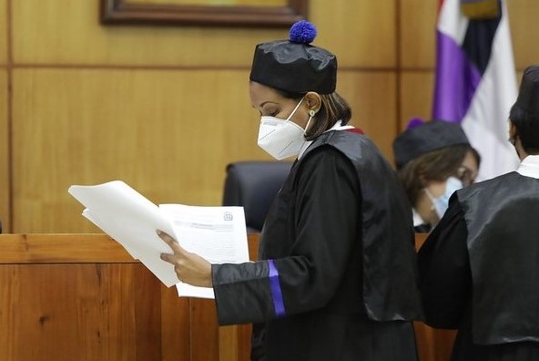 La Fiscal Mirna Ortiz En Una De Las Audiencias Del Caso Odebrecht