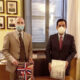 Foto 1 ROMA Italia. El Jefe Del Comando De Carabineros Para La Tutela Del Patrimonio Cultural CCTPC General De Brigada Roberto Riccardi Junto Ali Embajador Tony Raful. Jpeg