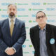 Foto 1 Los Presidentes De Banco Caribe Y De Techo Dennis Simo Y Miguel Cunillera.