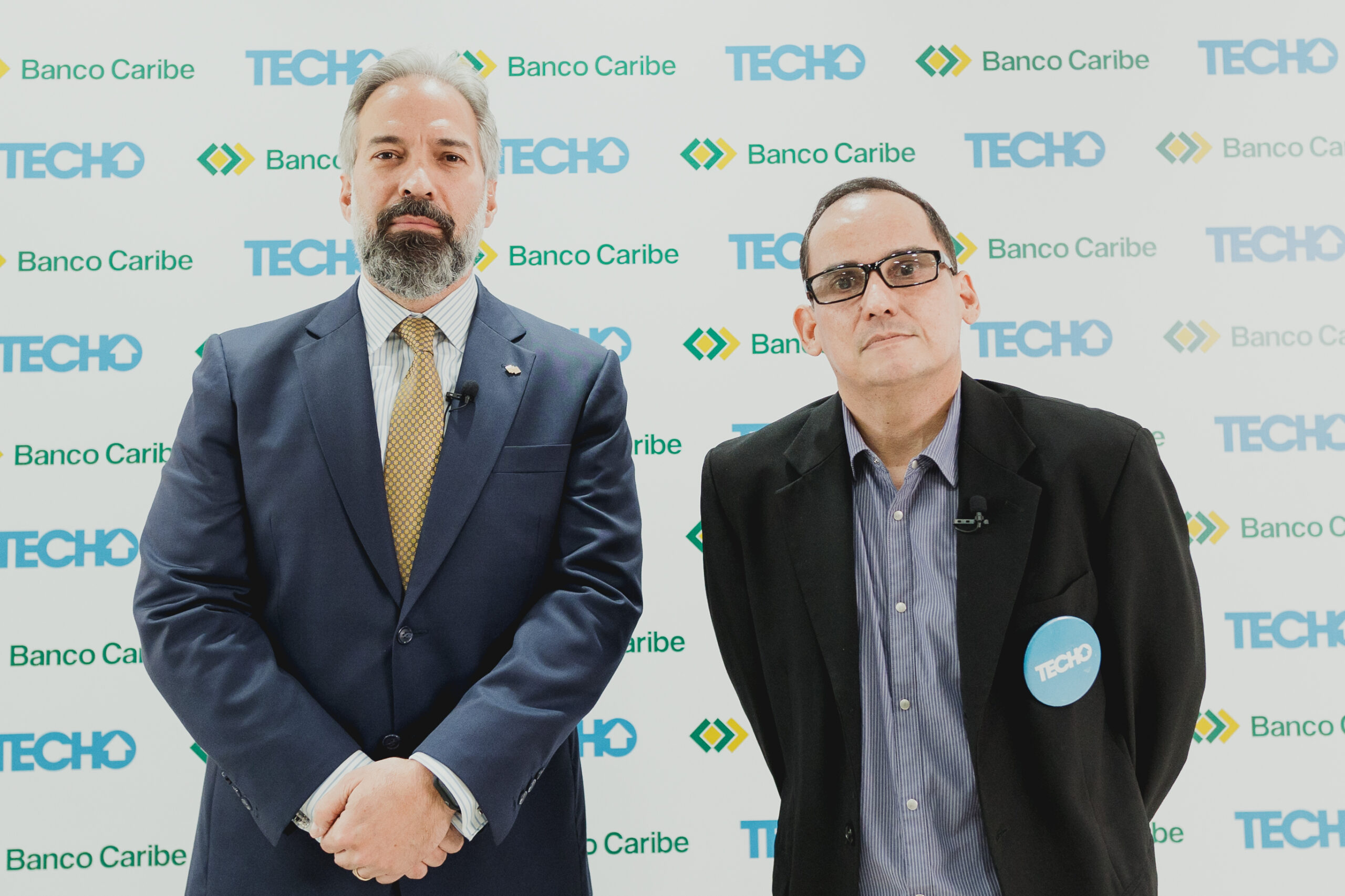Foto 1 Los Presidentes De Banco Caribe Y De Techo Dennis Simo Y Miguel Cunillera. Scaled