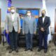 FOTO Desde La Izquierda El Director Ejecutivo De Pro Consumidor Eddy Alcantara Junto Al Ministro De Salud Publica Daniel Rivera Y El Director De DIGEMAPS Leandro Villanueva.