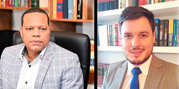FOTO El Director Ejecutivo De Pro Consumidor Eddy Alcantara Izquierda Y El Director Nacional De Defensa Del Consumidor De Argentina Sebastian Barocelli Derecha.