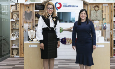 Michelle Cohen Embajadora Dominicana En Canada Junto A Biviana Riveiro Directora Ejecutiva De Prodominicana