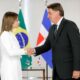Patricia Villegas De Jorge Con Presidente De Brasil Jair Bolsonaro