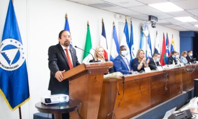 Foto El Diputado Nicaraguense Daniel Ortega Reyes Habla En El Acto
