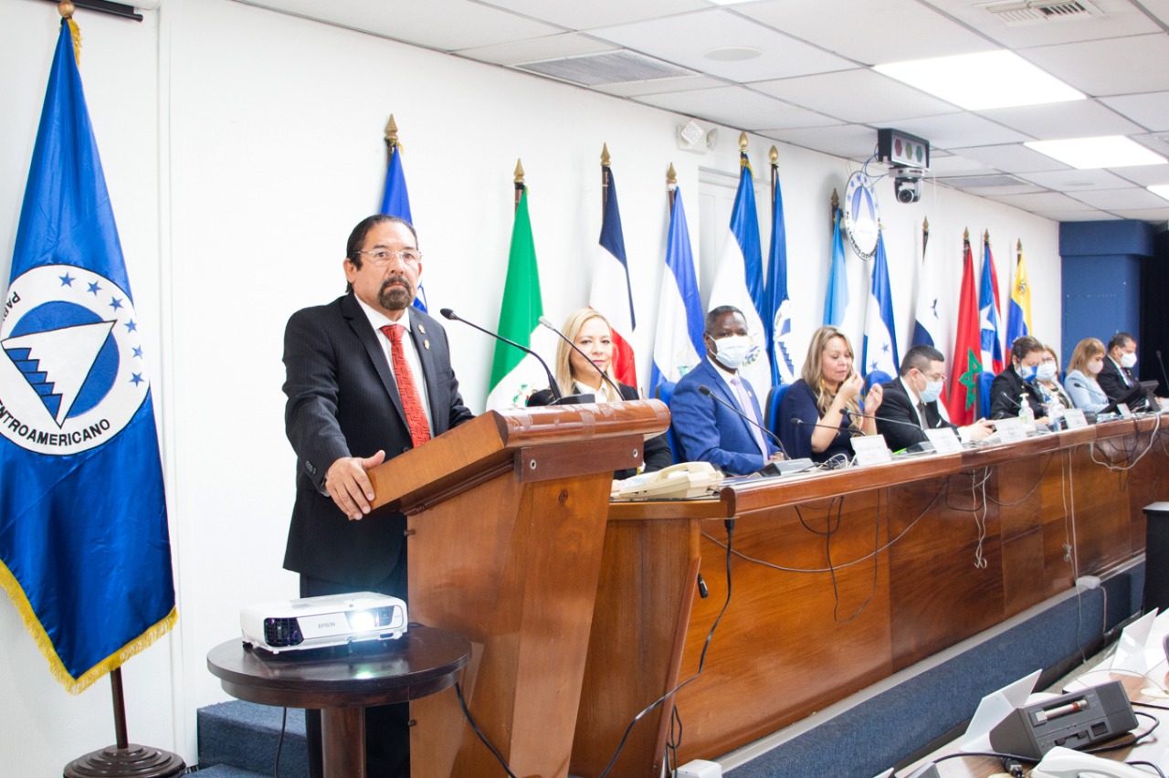 Foto El Diputado Nicaraguense Daniel Ortega Reyes Habla En El Acto