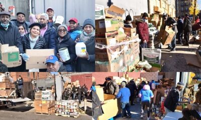 Cerca 2 Mil Personas Alto Manhattan Reciben Variados Alimentos Del Consulado RD