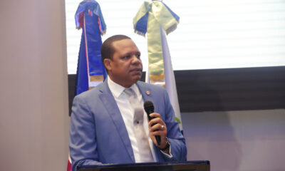 FOTO El Director Ejecutivo De Pro Consumidor Doctor Eddy Alcantara Habla En El Acto De Lanzamiento De La Plataforma Digital SIDIP 2.0 Celebrado Este Martes En Un Hotel De La Capital.