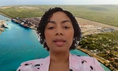 Foto July De La Cruz Se Dirige Al Publico A Traves De La Plataforma De Zoom.