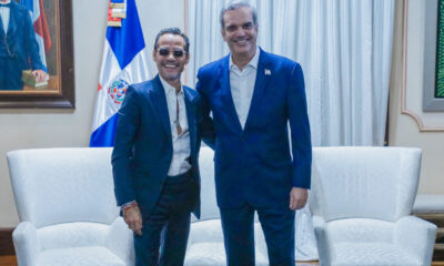 LUIS ABINADER RECIBE A MAC ANTHONY