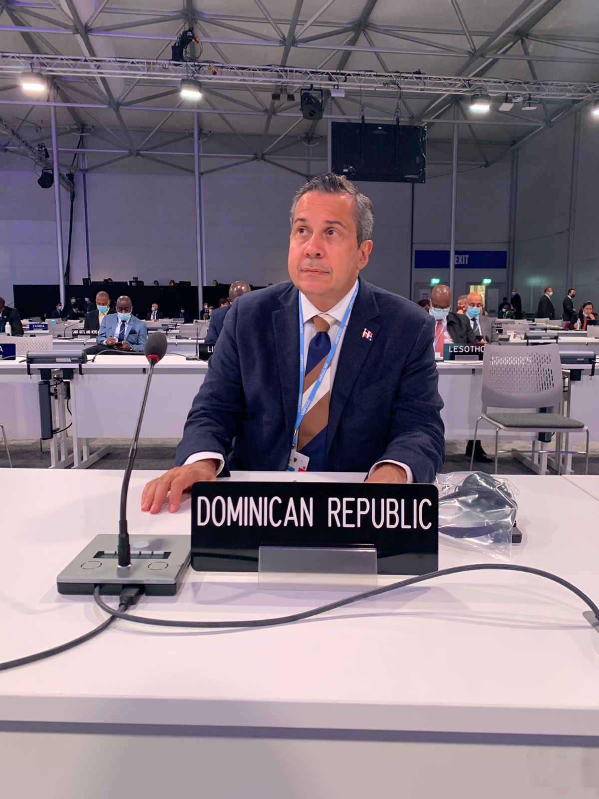 Ministro Orlando Jorge Mera En La COP26