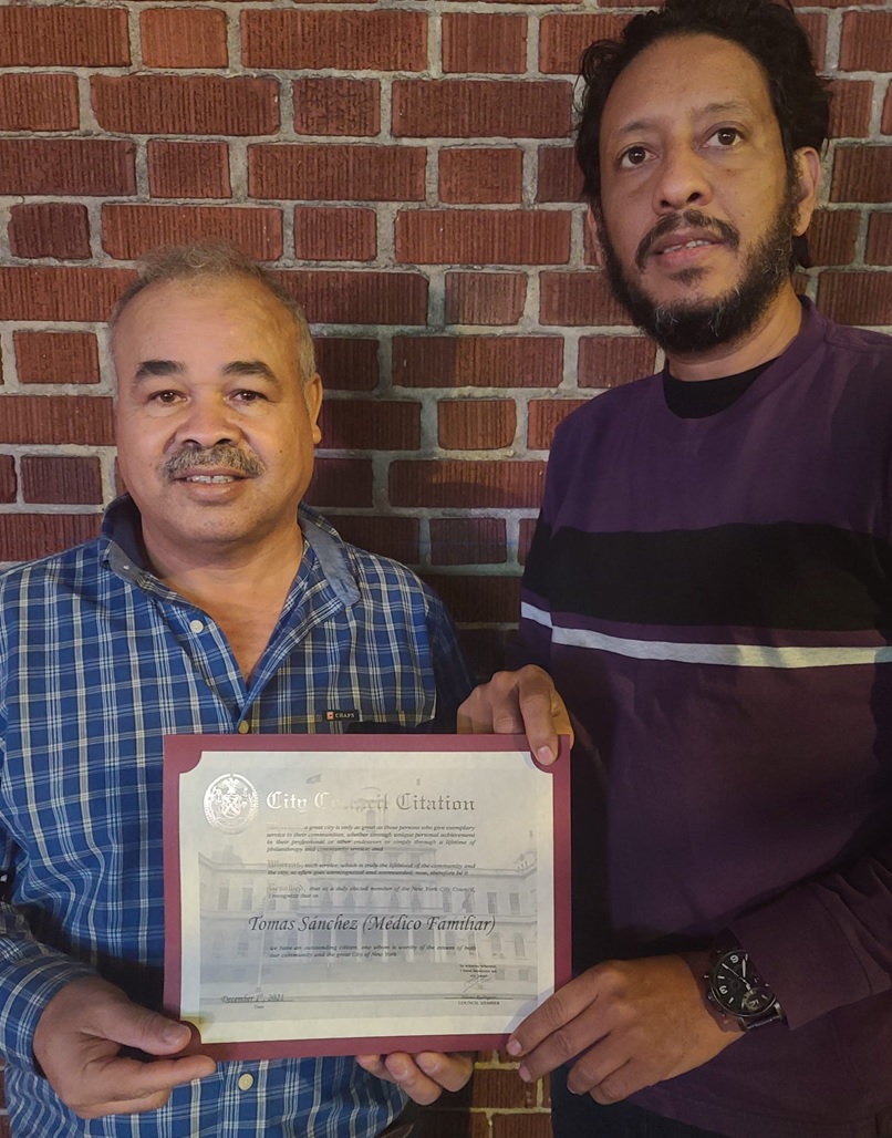 Reconocen Medico De RD En NY