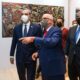 El Presidente Abinader En La Exposicon De Luis Guidicelli De Banreservas