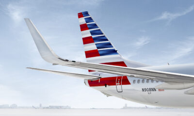 Aircraft Exterior AA 737 Livery Right Tail