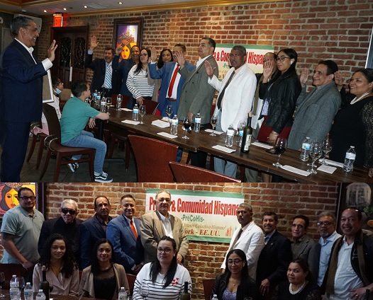 Juramentan En NY Nueva Directiva De Prensa Comunidad Hispana