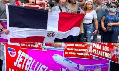 Z Piquetean A Jet Blue En NYC Empresa Sigue Incumpliendo Con Los Dominicanos