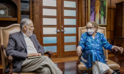 Miriam German Brito Y El Ministro De Medio Ambiente