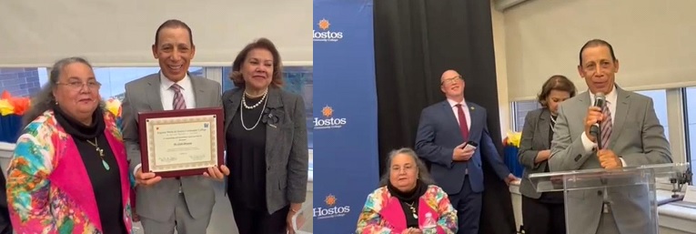 Zzz Universidad De Hostos En NY Reconoce Empresario Dominicano Cirilo Moronta