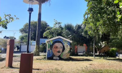 Foto 1 La Pintura De Duarte En El Parque Central De Pedernales.