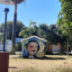 Foto 1 La Pintura De Duarte En El Parque Central De Pedernales.