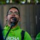 Leyendo La Primera Proclama De Marcha Verde Junto A Carlos Pimentel.